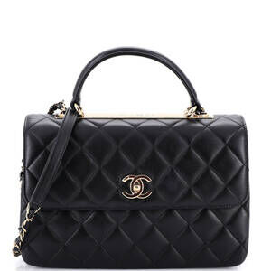 Chanel Medium Trendy CC Top Handle Bag Quilted Lambskin